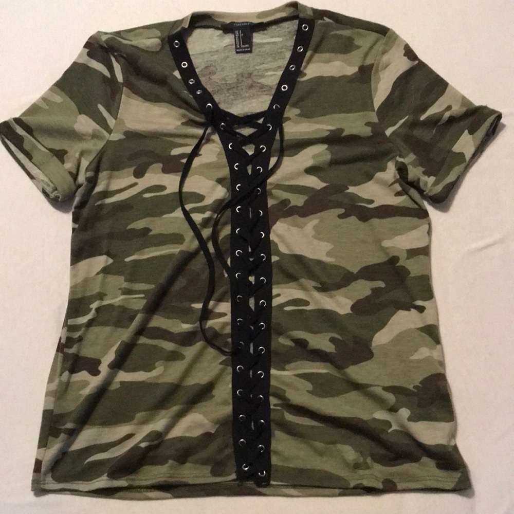 Forever 21 Camo shirt!